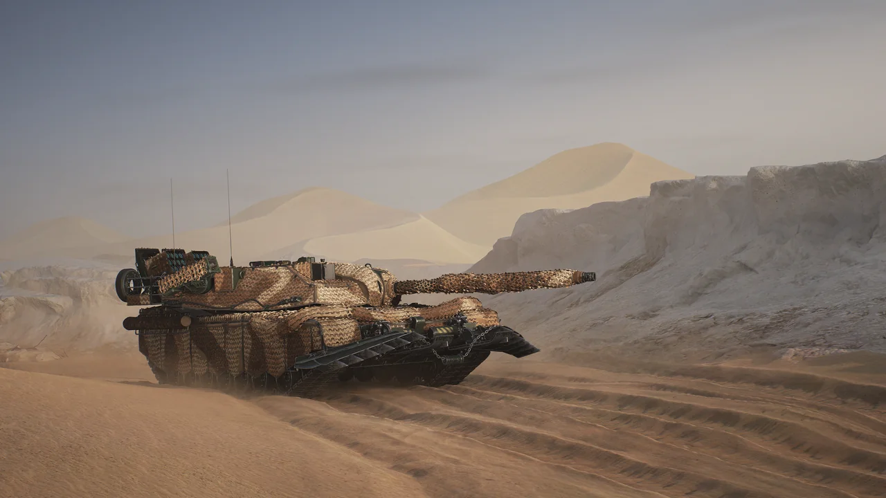 Desert skin for the XM1V.
