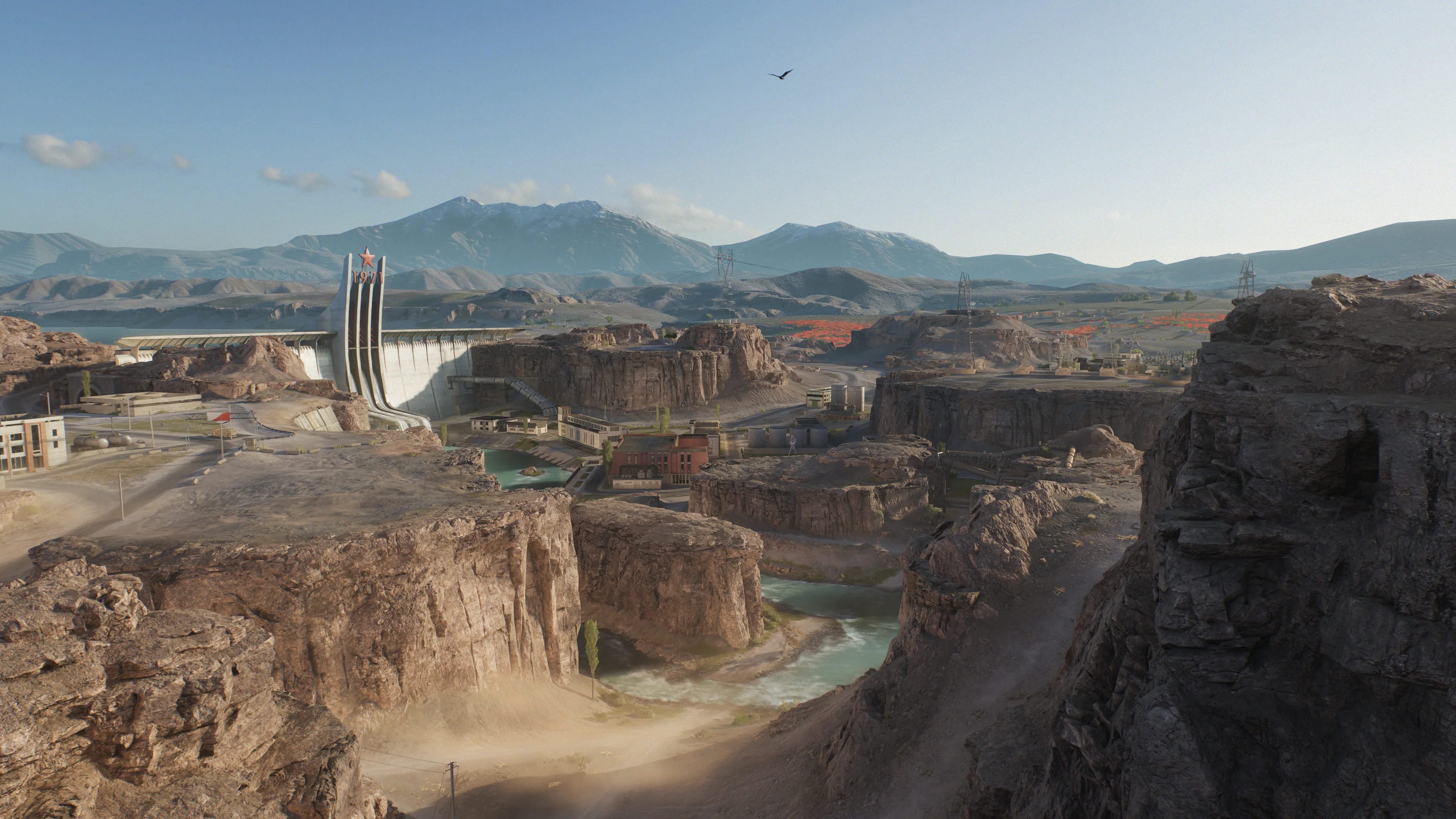 Dam map environment in HEAT