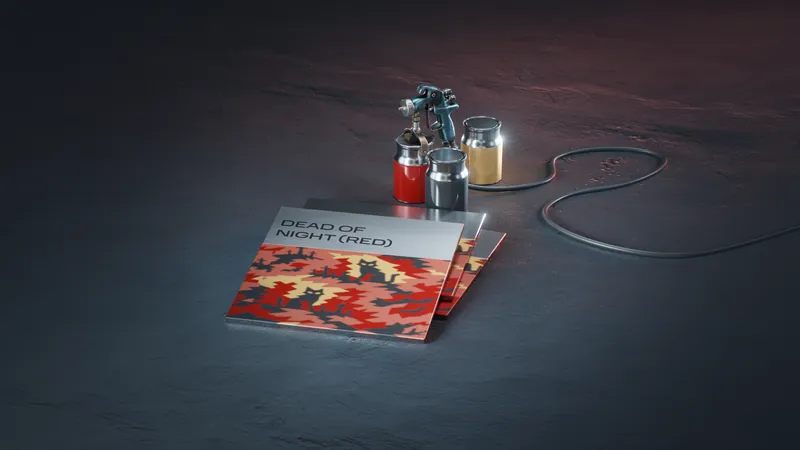 Dead of Night (Red), a camouflage for every vehicle