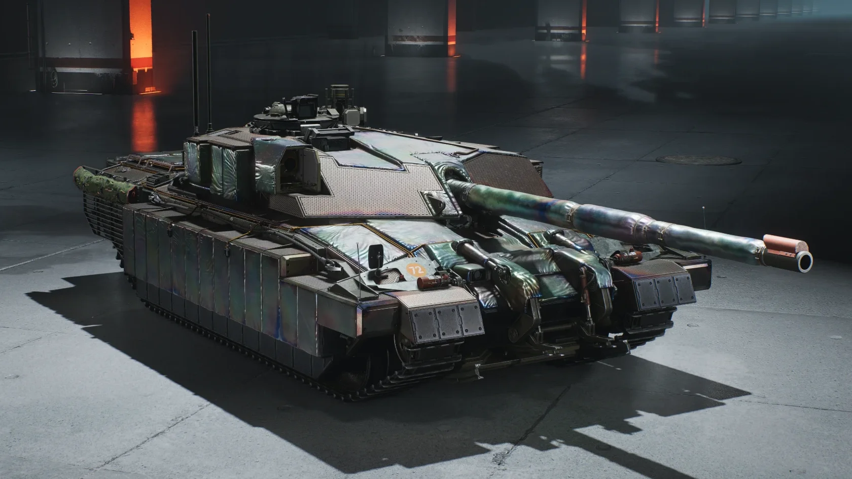 The FV4030 X in the Heat Shield 3D camo