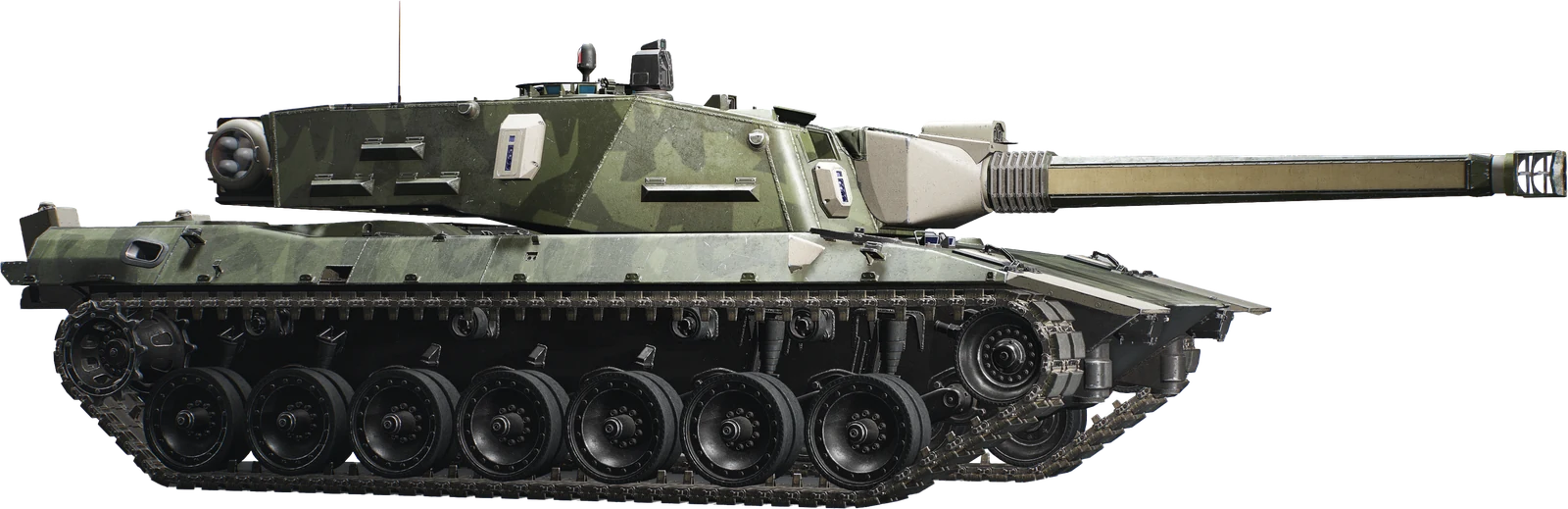 LEO 2FK tank render