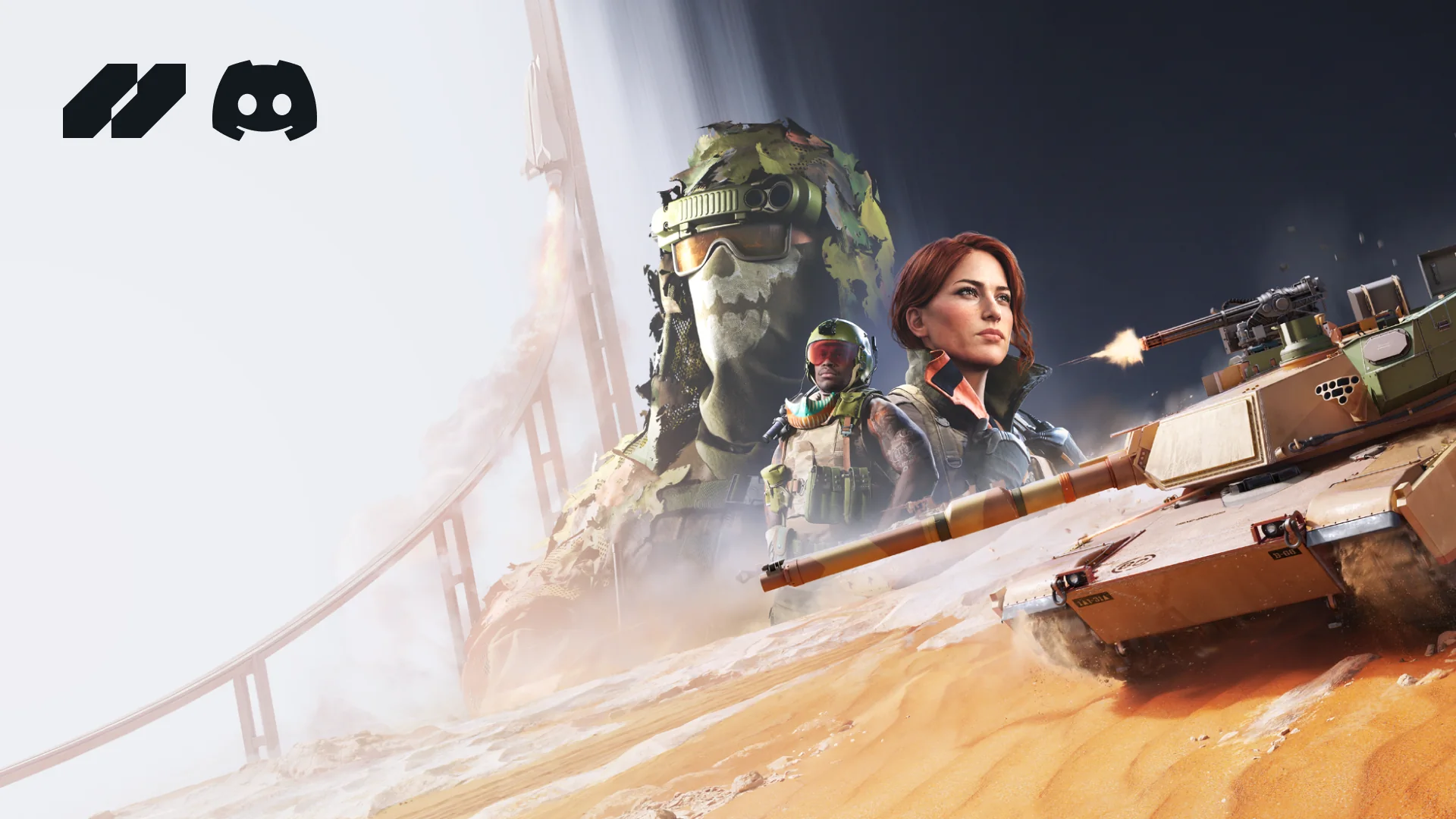 World of Tanks: HEAT and Discord co-branded key art